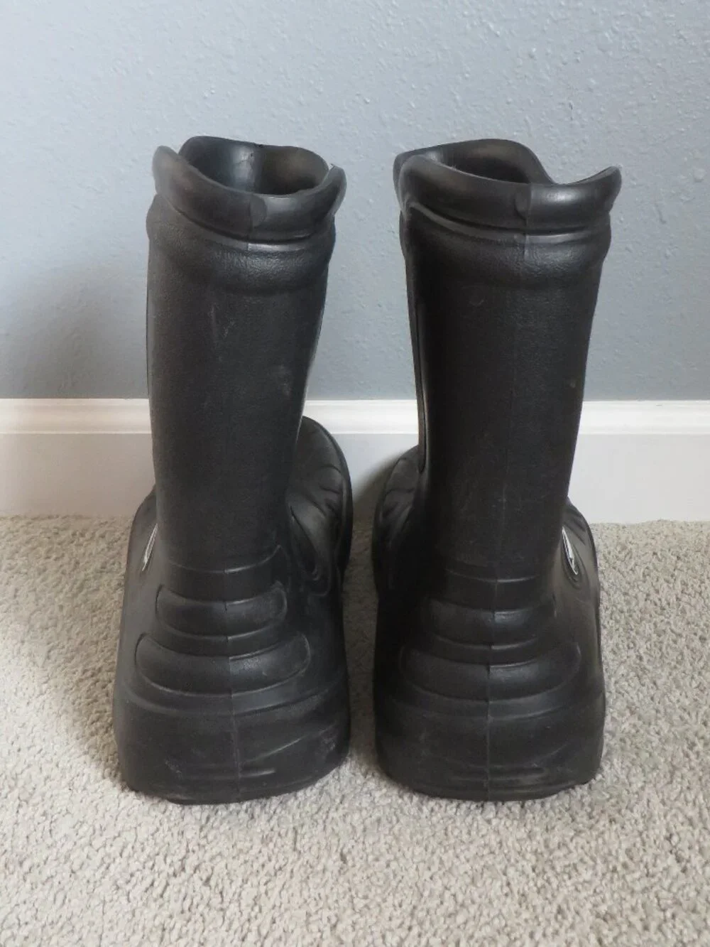 Crocs men/women georgie rain rubber boots size 10/12 black